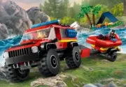 Lego 60412 4x4 Fire Truck with Rescue Boat (Пожарная машина со спасательной лодкой)